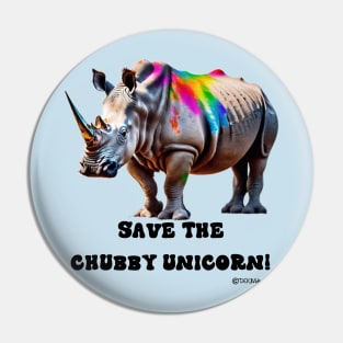 Save The Chubby Unicorn! Pin