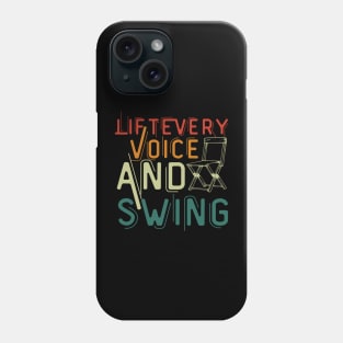 Montgomery Folding Chair Lift Every Voice and Swing Phone Case