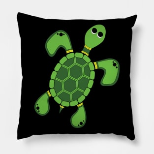 Aboriginal Art - Turtle Simple Pillow