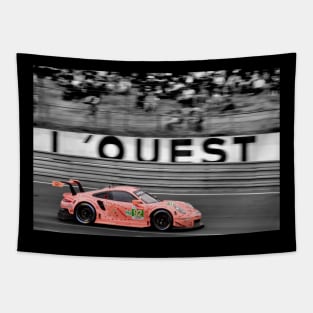 Porsche 911 RSR 24 Hours of Le Mans 2018 Tapestry