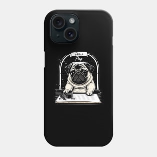 Pug Dog White Phone Case