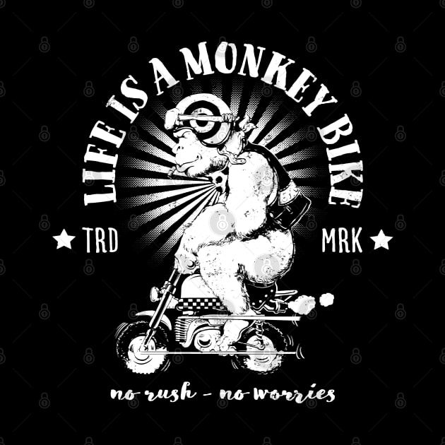 Monkey Bike by Black Tee Inc