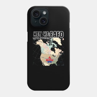 canada 51st state trump Maga Delusion. canadian pride USA 11th Province Phone Case