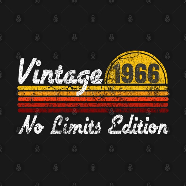 1966 Birth Year Born Retro Style Graphic by CharJens