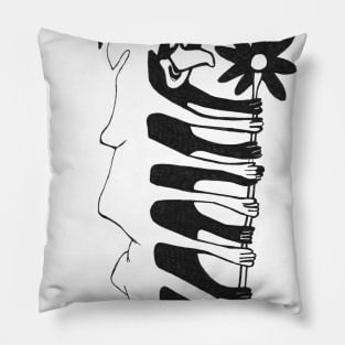 The Curious Character Pillow