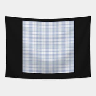 Alice Blue Plaid Tapestry