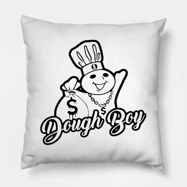 Doughboy Flourish Pillow by RianSanto