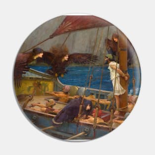 Ulysses and the Sirens by John William Waterhouse Pin