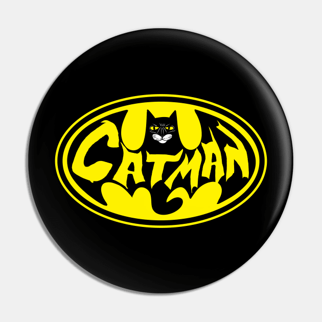 Catman Pin by absolemstudio