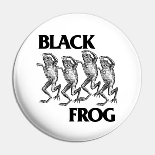 Black Frog - Punk Froggie Tribute Pin