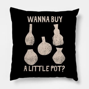 Pot Dealer Funny Clay Pottery Ceramic Artist Pillow