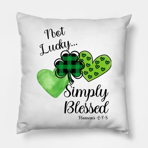 Simply Blessed Pillow by This Fat Girl Life