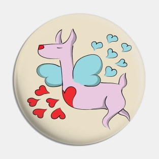 Loving deer Pin