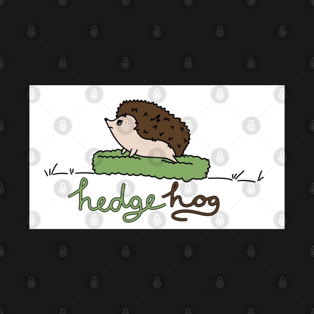 Hedgehog - hogging the hedge by maya-reinstein