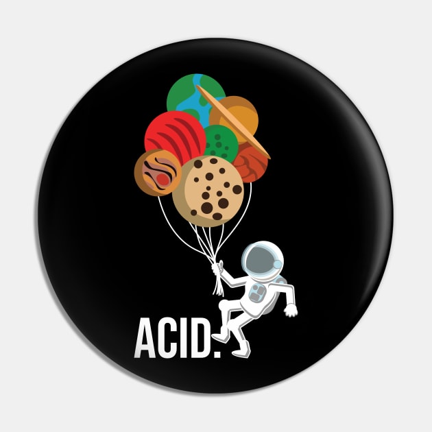 Rave Emma Acid Goa Techno Party Pin by QQdesigns