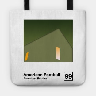 American Football / Minimalist Graphic Artwork Design Tote