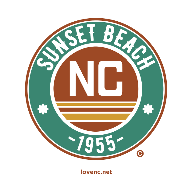 Sunset Beach 1955 by Love NC