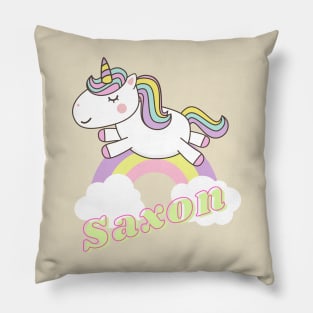 saxon ll unicorn Pillow