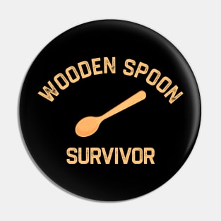 Wooden Spoon Survivor Pin