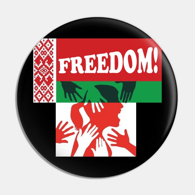 FREEDOM BELARUS PROTEST Pin by kexa