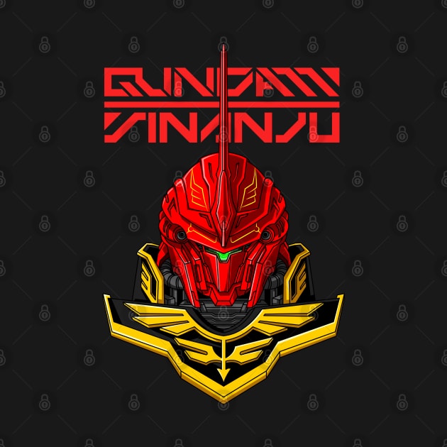 Sinanju Gundam by garistipis