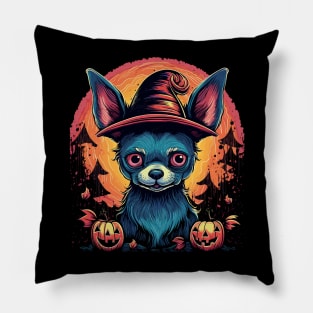 Chihuahua Halloween Pillow