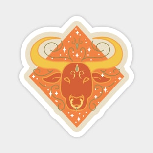 Taurus Bull (Orange) Magnet