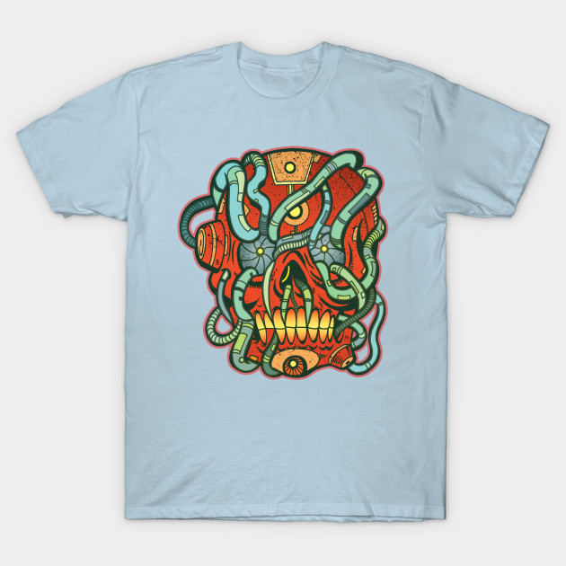 Disover W I R E D - Skulls - T-Shirt