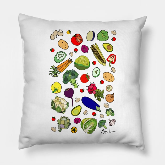 Vegetable Soup Recipe Pillow by MAXLEE