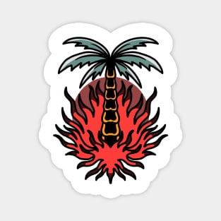 hot summer tattoo Magnet