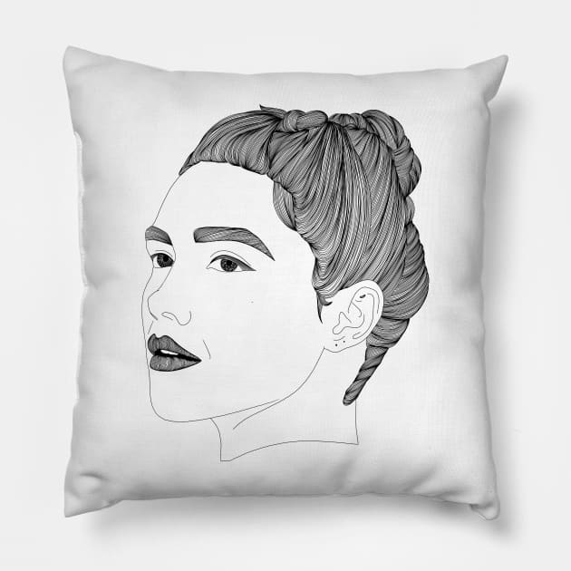 Miss Flo Pillow by cinefille