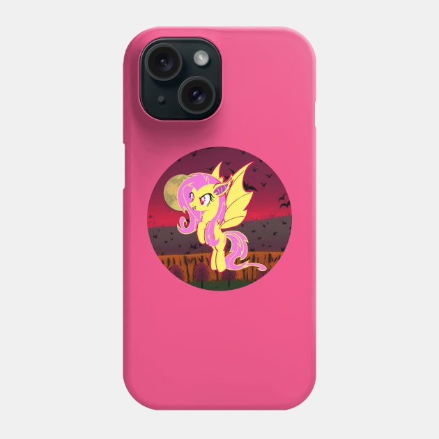 Fan Art Flutterbat Illustration - Fluttershy Phone Case by CatsandBats