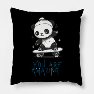 Panda Bear Motivation Pillow