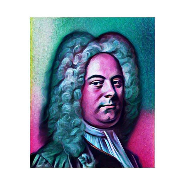 George Frideric Handel Portrait | George Frideric Handel Artwork 4 by JustLit