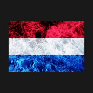 Flag of the Netherlands – Ocean Waves T-Shirt