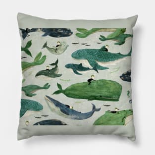 Whale rider cabbages Pillow