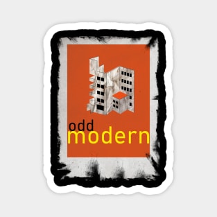 Ironic, Postmodern Bauhaus School Poster Magnet