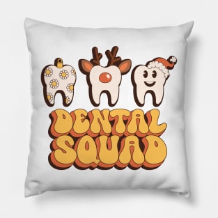 Dental Squad Dentist Hygienist Dentistry Student T-Shirt Pillow