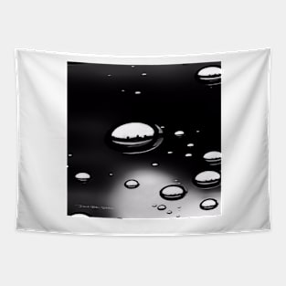 Austin Rain - Black and White Tapestry