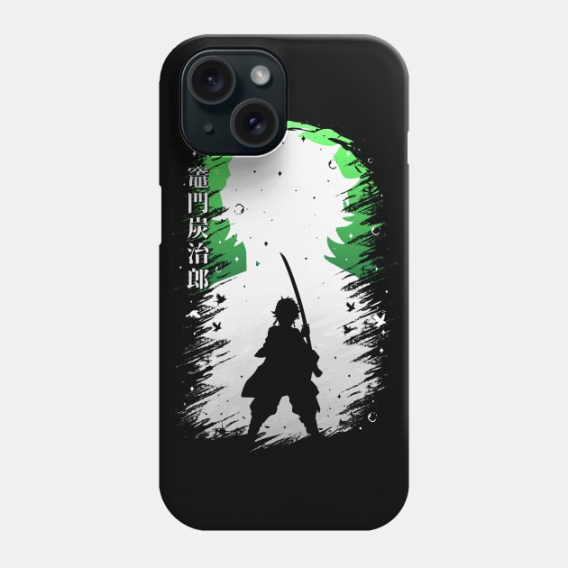 Tanjiro - Anime Splash Phone Case by The Artz