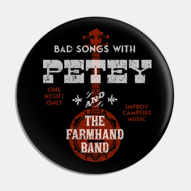 Fantastic Mr Fox - Bad Songs with Petey - Concert Pin by Barn Shirt USA