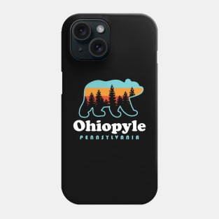 Ohiopyle State Park Pennsylvania Camping Bear Phone Case