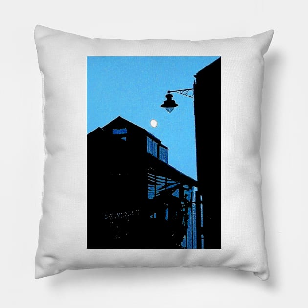 smokehouse blues Pillow by paulsummers2014