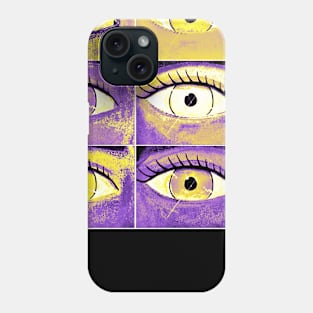 Nonbinary Pride Painted Eyes Collage Phone Case