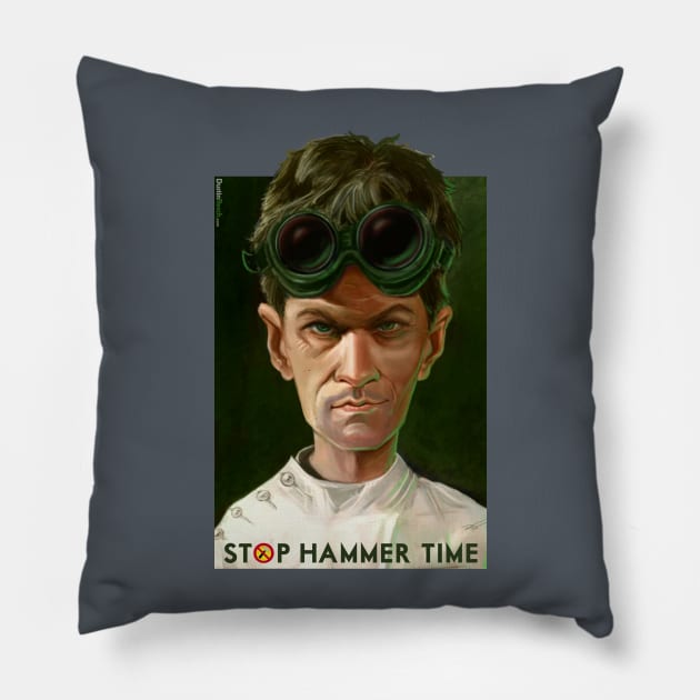 Dr. Horrible - Stop Hammer Time Pillow by Dustin Resch