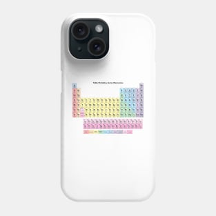 Tabla Periodica de los Elementos - Spanish Periodic Table Phone Case