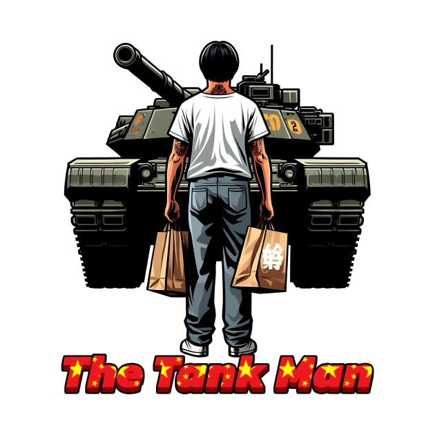 Tank Man by Rawlifegraphic