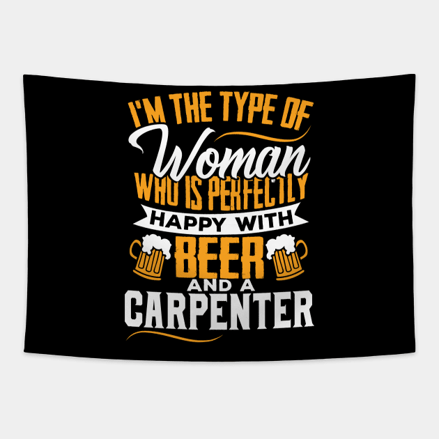 Carpenter's Wife Married Couple Gift Tapestry by Dolde08