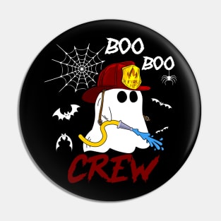 Boo Boo Crew Fireman Firefighters Pin