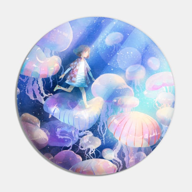 Jellyfish Pin by yunzhen_ho